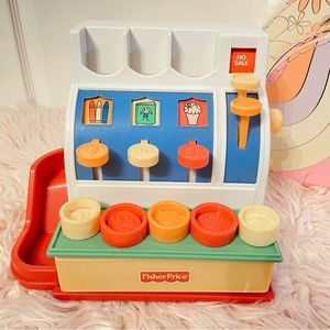 vintage fisher price cash register